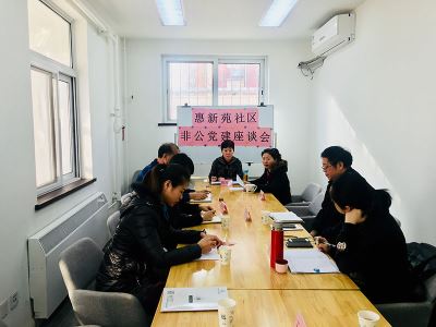 岳氏集團(tuán)參加惠新苑社區(qū)非公黨建座談會(huì)